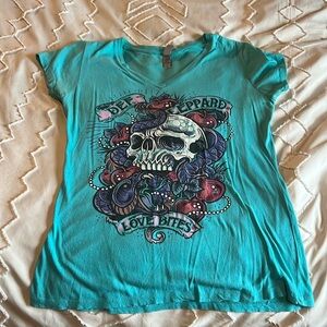 Def Leppard Love Bites concert Tee XL